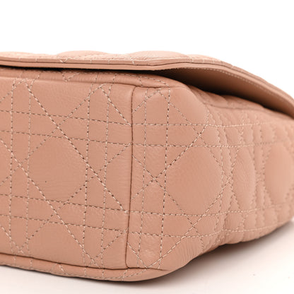 Christian Dior Grained Calfskin Cannage Large Caro Bag Rose De Vents 10 of 10