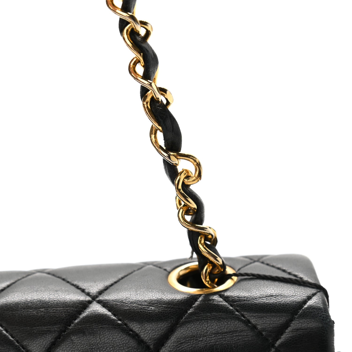 Chanel Lambskin Quilted Small Single Flap Black 12 of 13