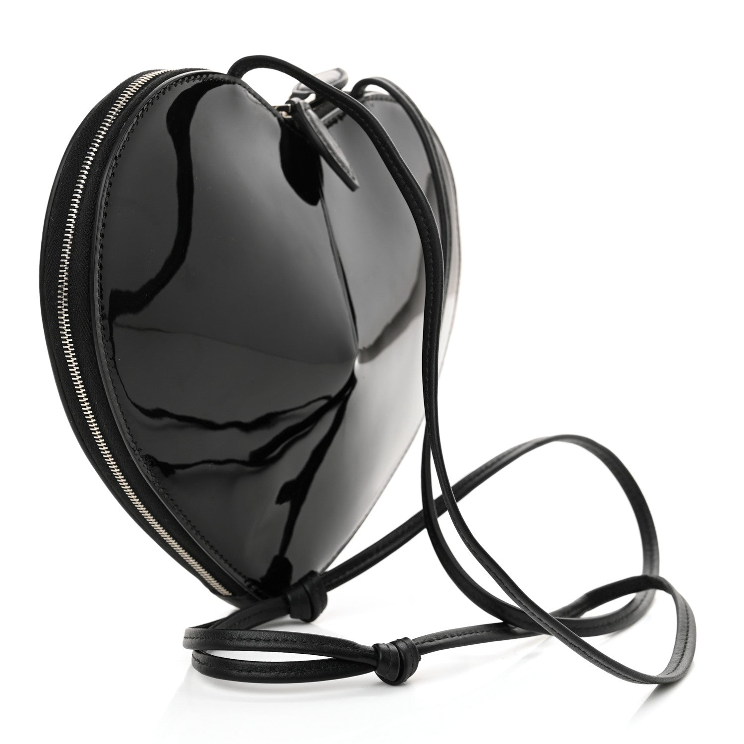 Alaia Patent Calfskin Le Coeur Bag Black 3 of 11