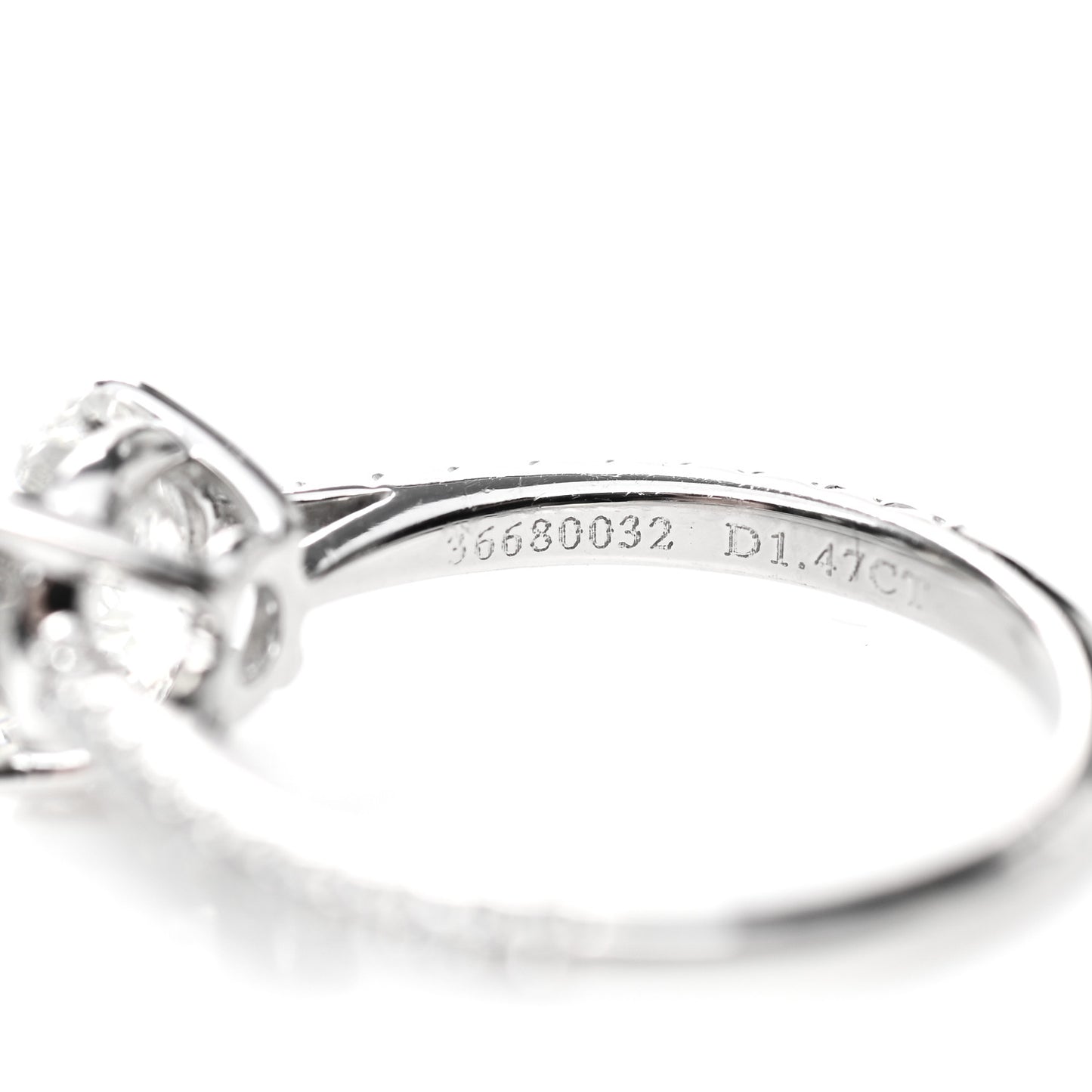 Platinum Diamond 1.47ct Novo Engagement Ring 48 4.5