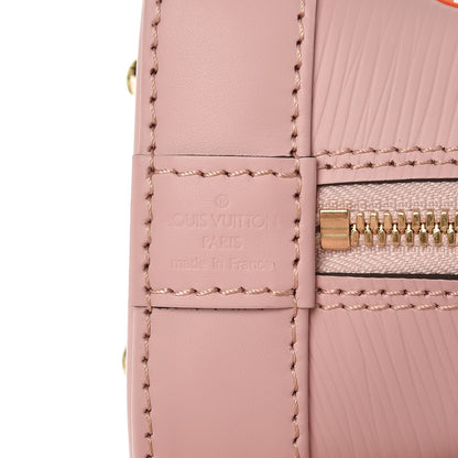 Louis Vuitton Epi Blooming Flowers Alma BB Rose Ballerine 7 of 9