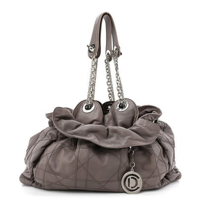 Christian Dior Lambskin Cannage Medium Le Trente Tote Dark Beige 1 of 15