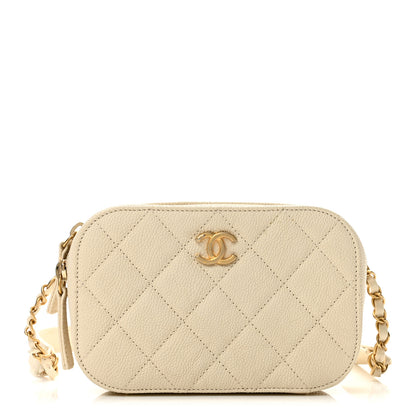 Chanel Caviar Quilted Waist Bag White 1 of 11