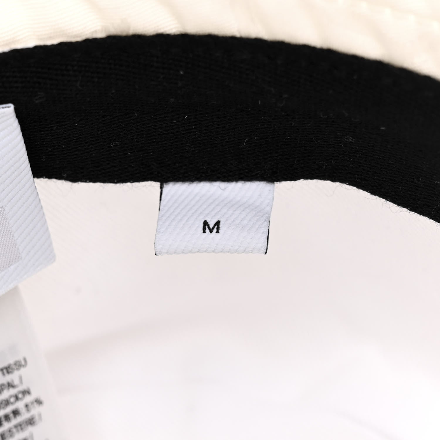 Burberry Polyester Logo Bucket Hat M White 8 of 8