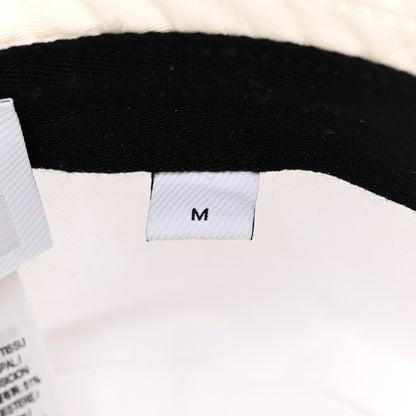 Burberry Polyester Logo Bucket Hat M White 8 of 8