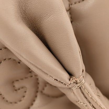 Gucci Calfskin GG Matelasse Large Tote  Beige 11 of 12