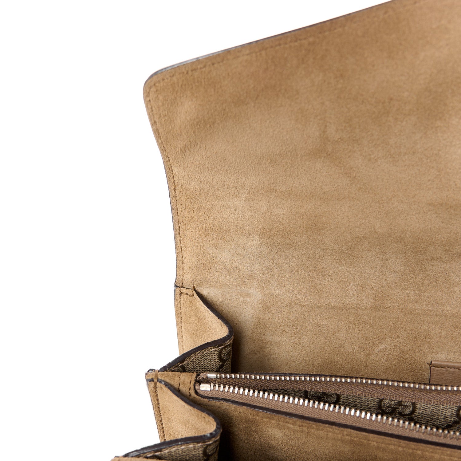 Gucci GG Supreme Monogram Small Dionysus Shoulder Bag Taupe 12 of 13