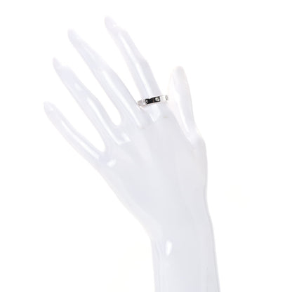 Cartier 18K White Gold Diamond 4mm LOVE Wedding Band Ring 59 8.75 2 of 5