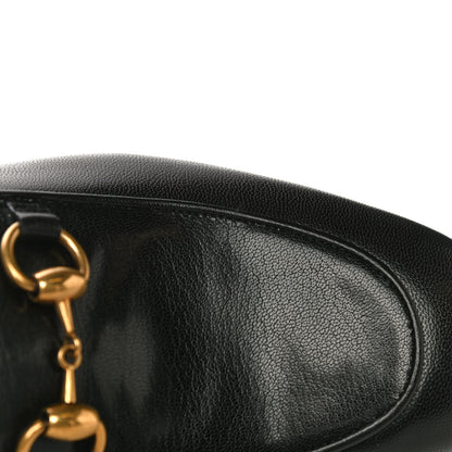 Gucci Goatskin Womens Horsebit Loafers 38 Black 11 of 16