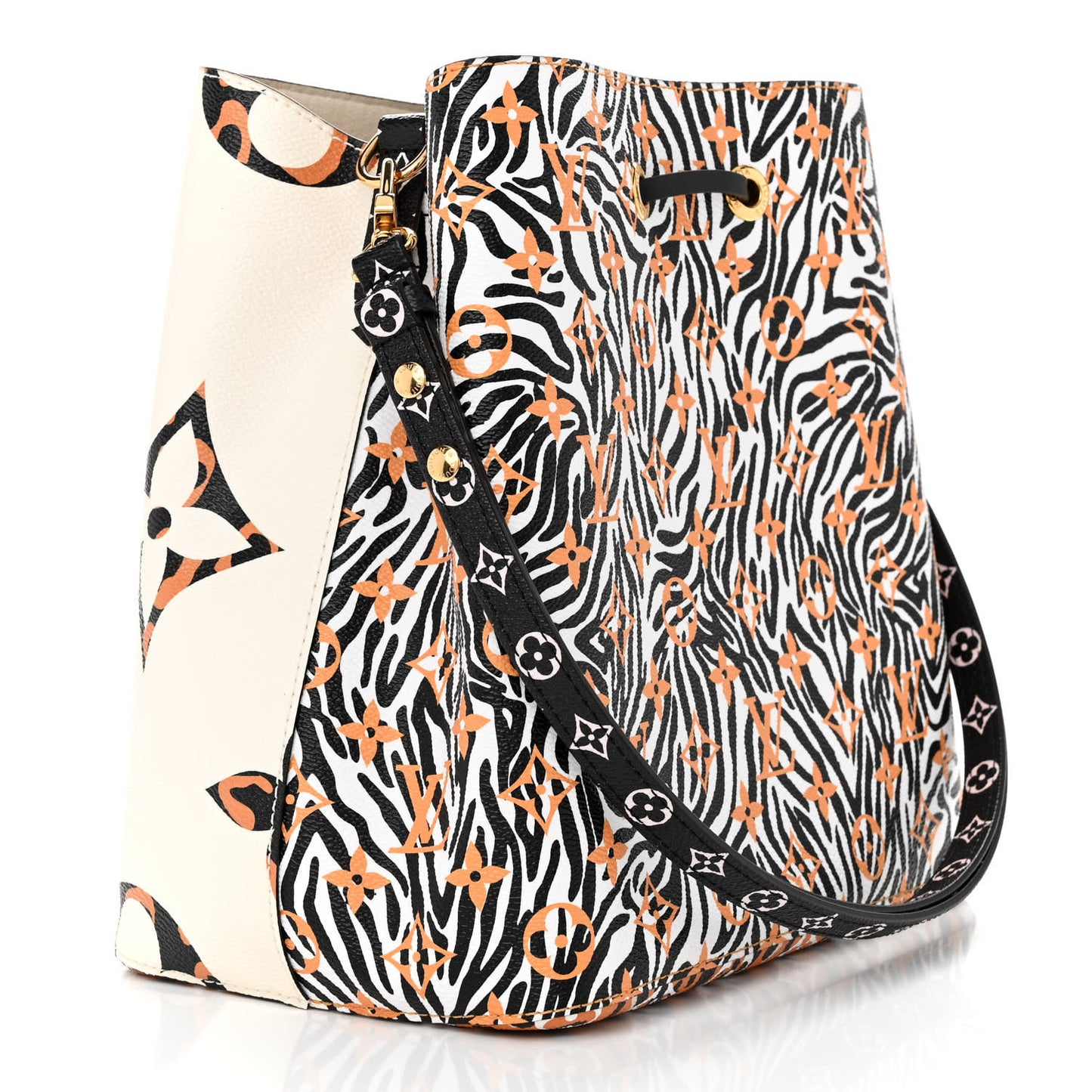 LOUIS VUITTON Monogram Giant Jungle NéoNoé Ivory