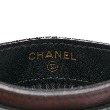 Chanel Iridescent Caviar Quilted Card Holder Black 6 of 9