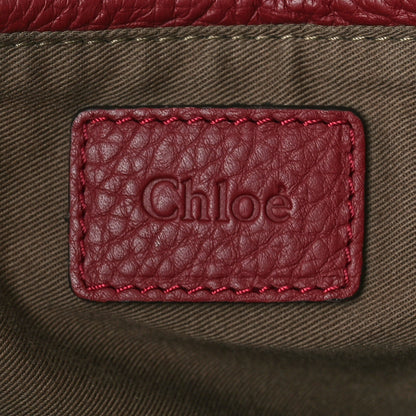 Chloe Calfskin Medium Marcie Satchel Garnet 6 of 11