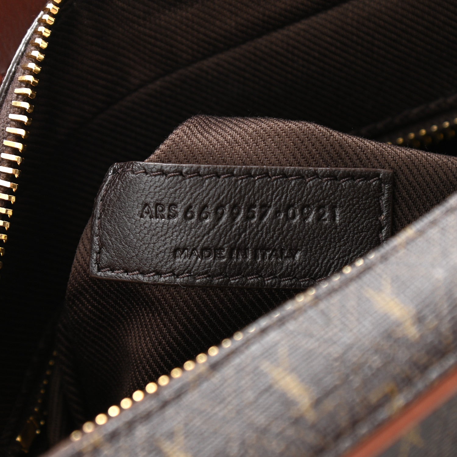 Saint Laurent Canvas Smooth Calfskin Le Monogramme Camera Bag Chestnut 7 of 10