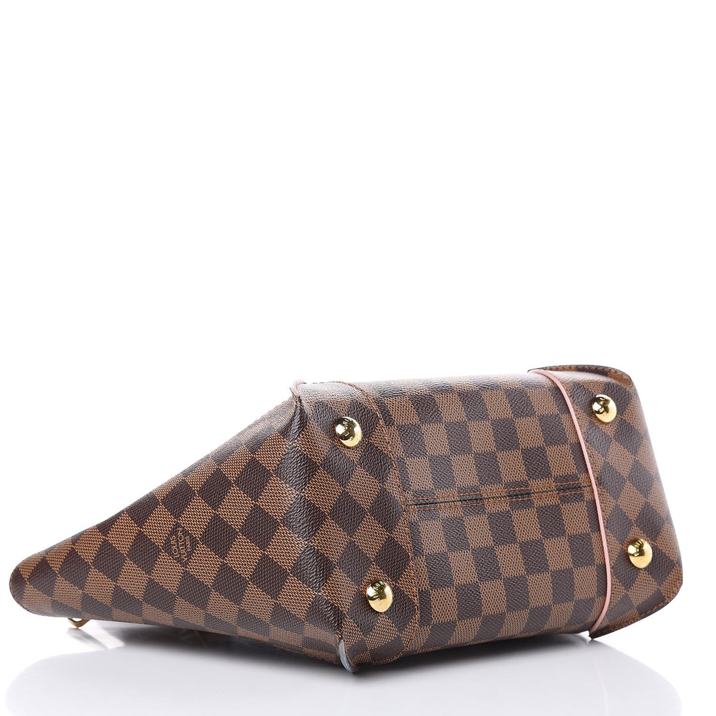 Damier Ebene Caissa Tote PM Rose Ballerine
