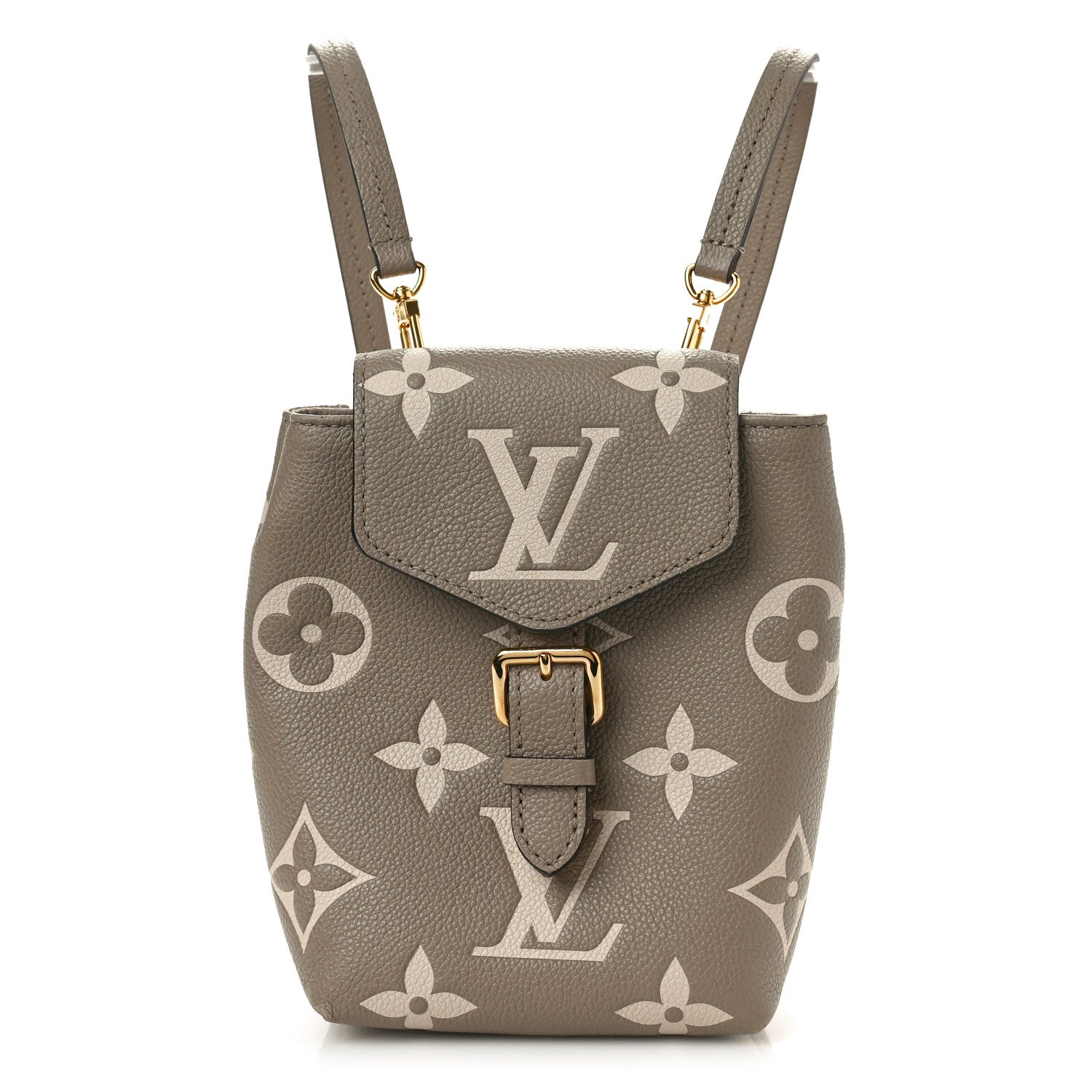 Louis Vuitton Empreinte Monogram Giant Tiny Backpack Tourterelle Cream 1 of 10