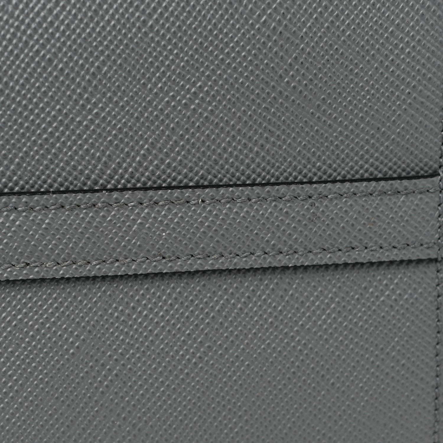 Prada Saffiano Cuir Calfskin Small Monochrome Top Handle Tote Ardesia 9 of 9