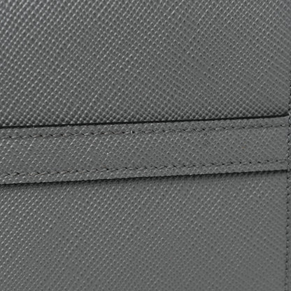Prada Saffiano Cuir Calfskin Small Monochrome Top Handle Tote Ardesia 9 of 9