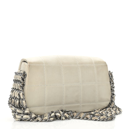 Chanel Lambskin Chocolate Bar 5 Chain Flap White 3 of 11