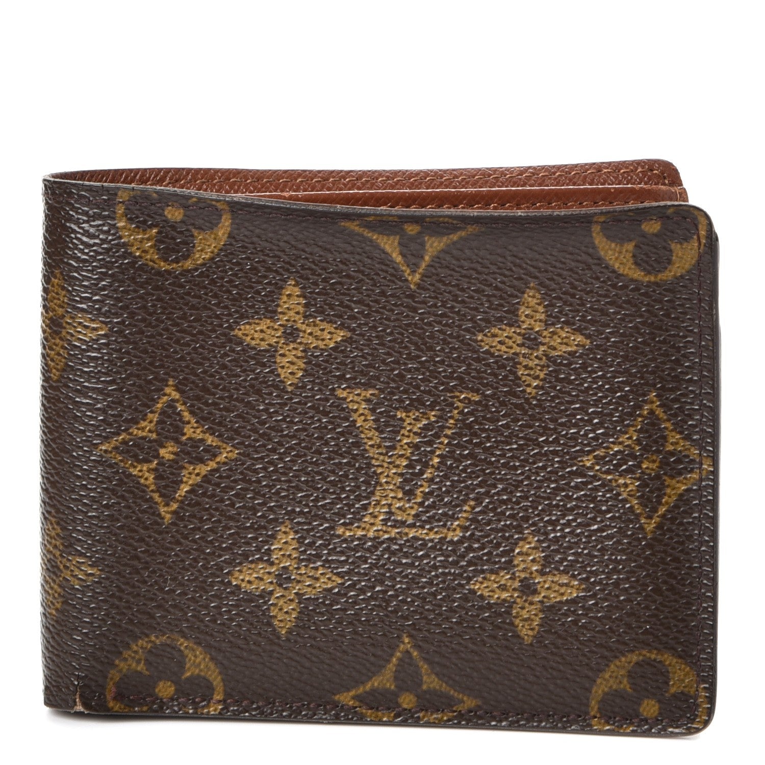 Louis Vuitton Monogram Mens Porte-Billets 3 Card Billfold Wallet 1 of 10
