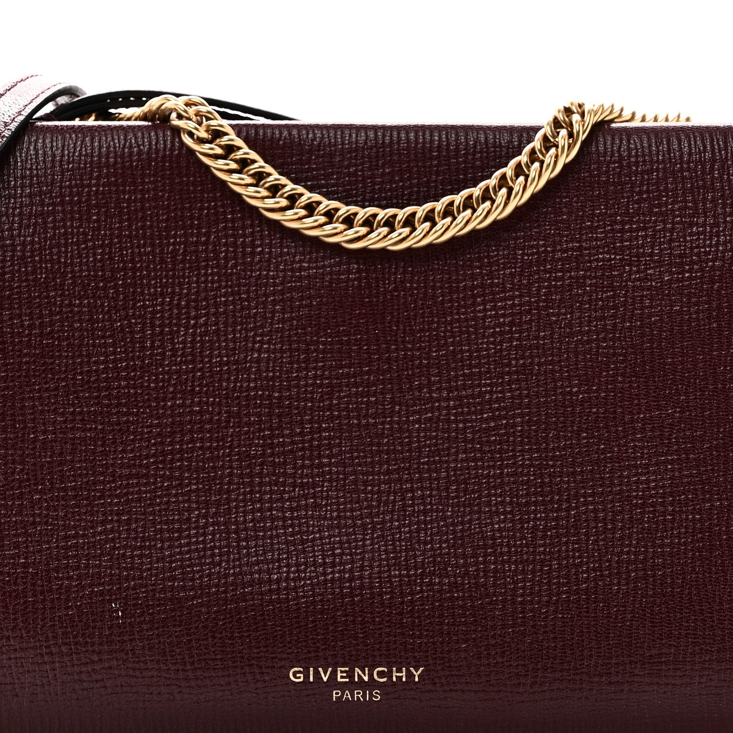 Givenchy Grained Calfskin Suede Cross 3 Crossbody Bag Aubergine Graphite 8 of 10