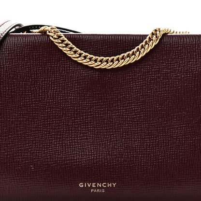 Givenchy Grained Calfskin Suede Cross 3 Crossbody Bag Aubergine Graphite 8 of 10