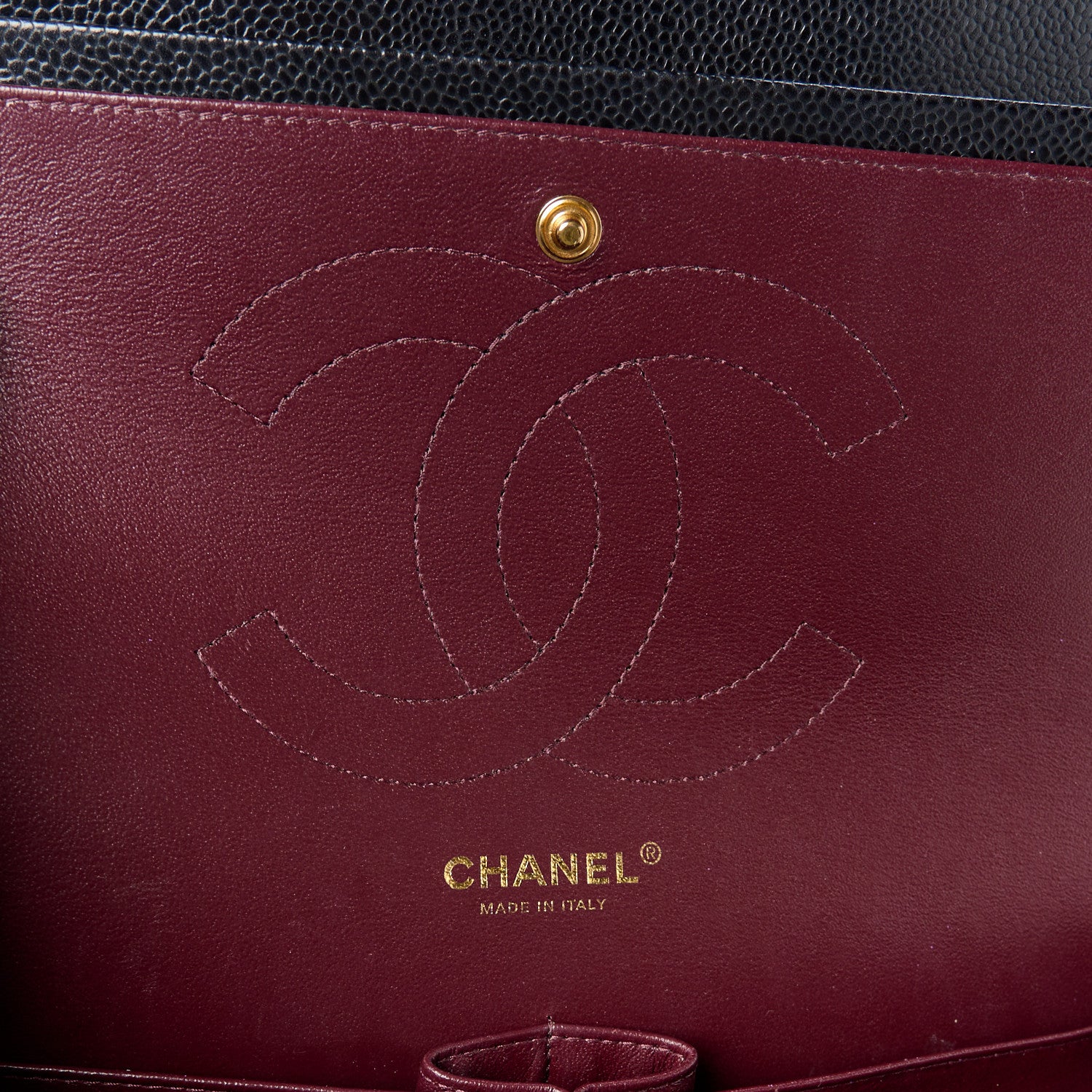 Chanel Caviar Quilted Jumbo Double Flap Black 6 of 12