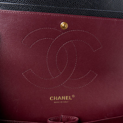Chanel Caviar Quilted Jumbo Double Flap Black 6 of 12