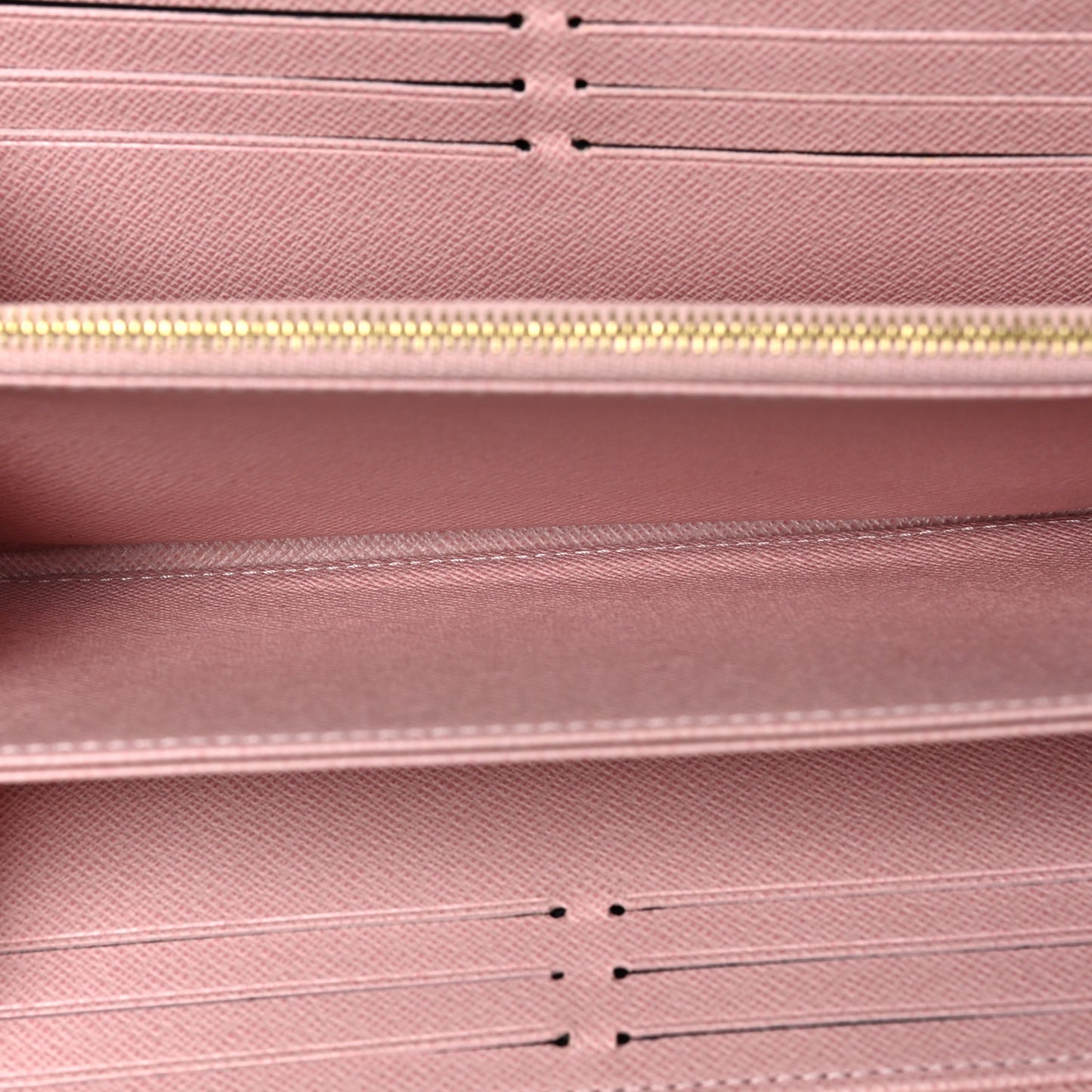 Damier Azur Zippy Wallet Rose Ballerine