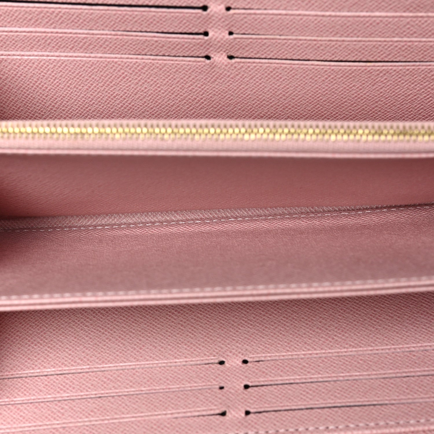 Louis Vuitton Damier Azur Zippy Wallet Rose Ballerine 5 of 8