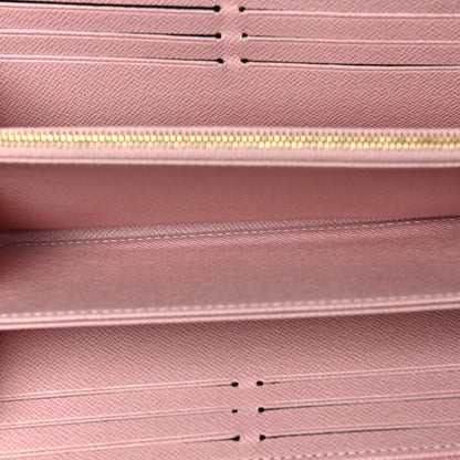 Louis Vuitton Damier Azur Zippy Wallet Rose Ballerine 5 of 8