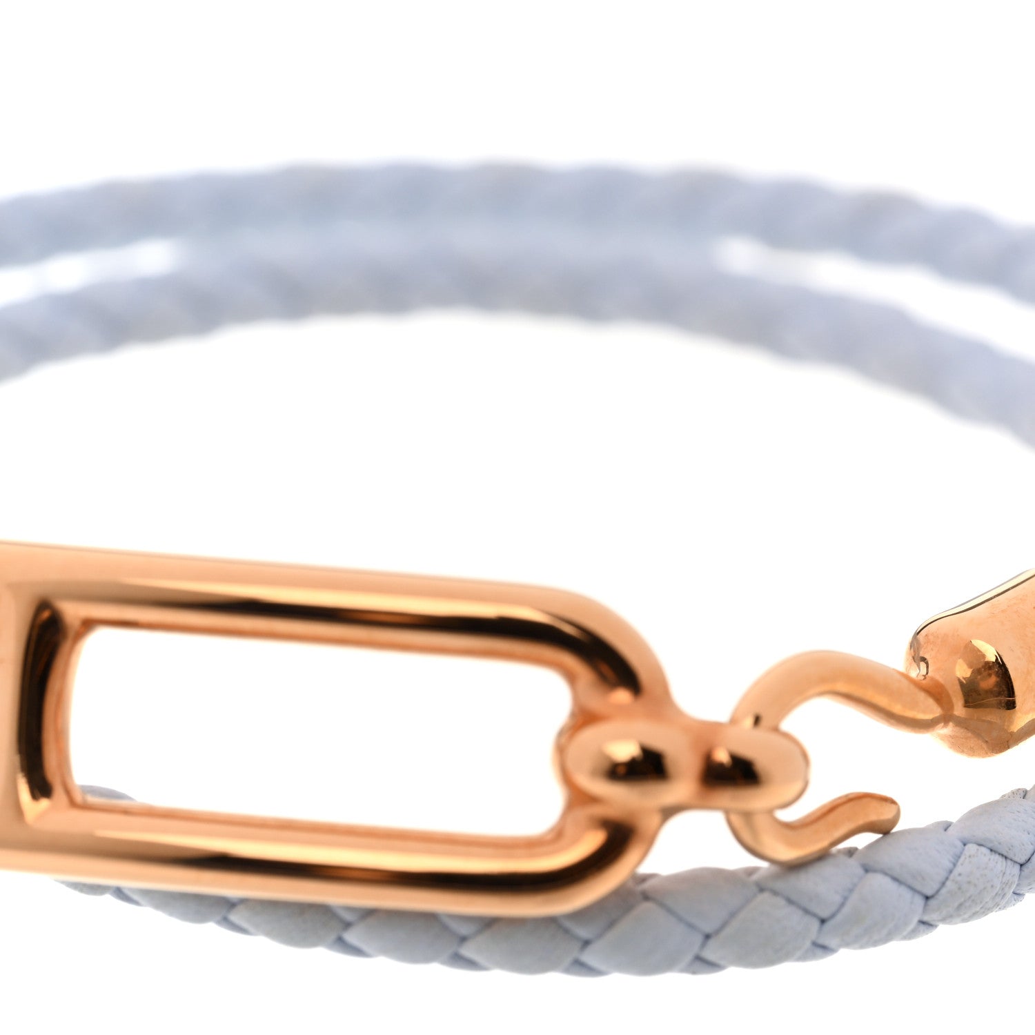 Hermes Swift Roulis Double Tour Bracelet T2 Bleu Brume 5 of 6