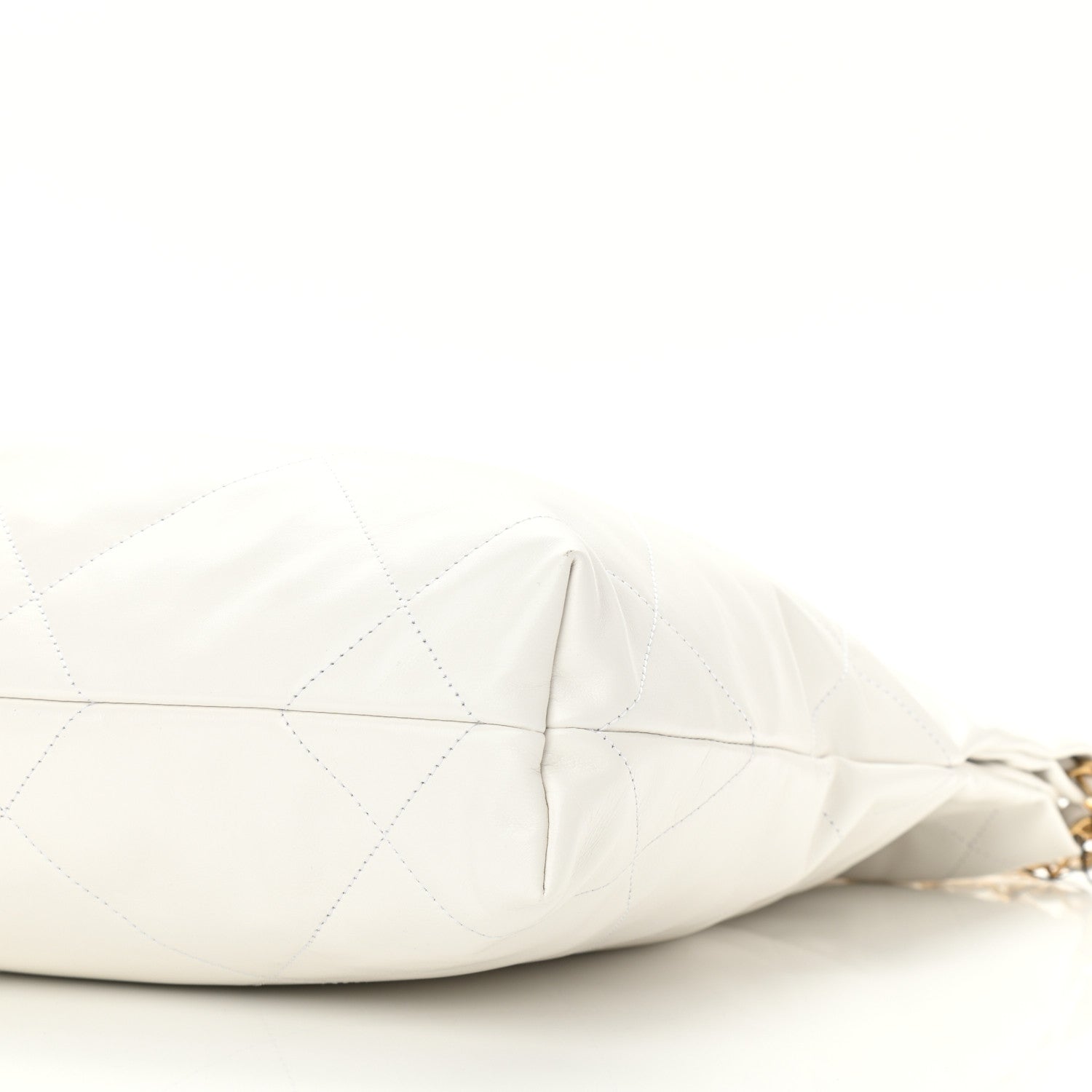 Chanel Shiny Calfskin Quilted Small Chanel 22 White 11 of 11