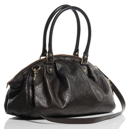 Gucci Guccissima Medium Sukey Boston Chocolate 3 of 7