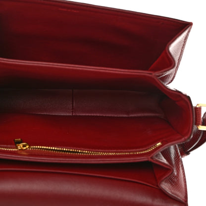 Celine Lizard Medium Triomphe Light Burgundy 5 of 12