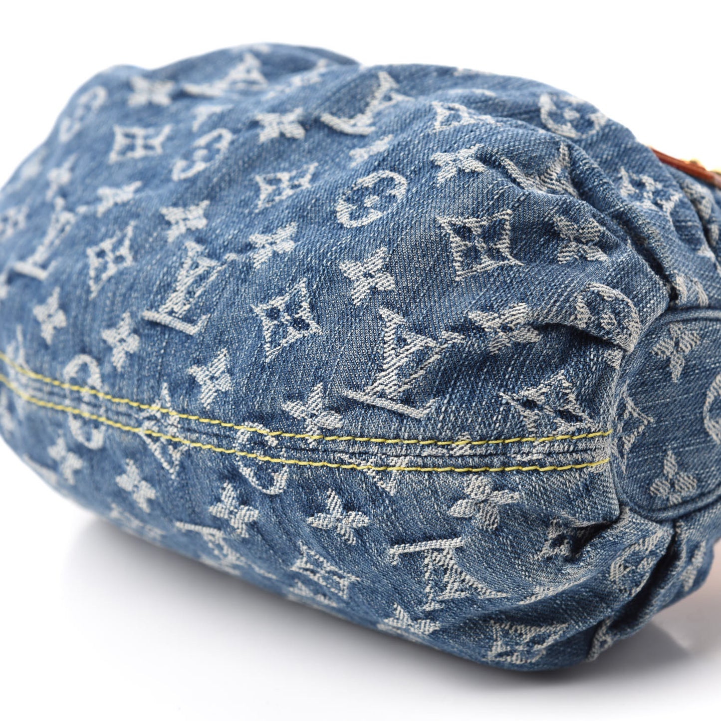 Monogram Denim Pleaty Blue