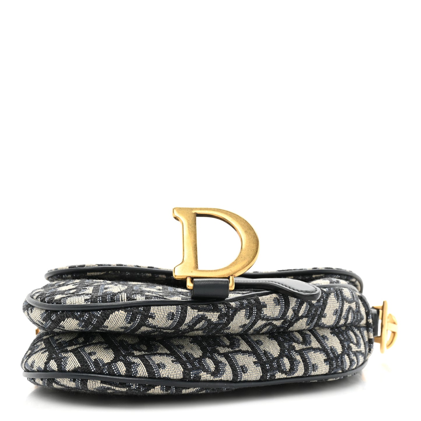 Oblique Mini Saddle Bag Blue