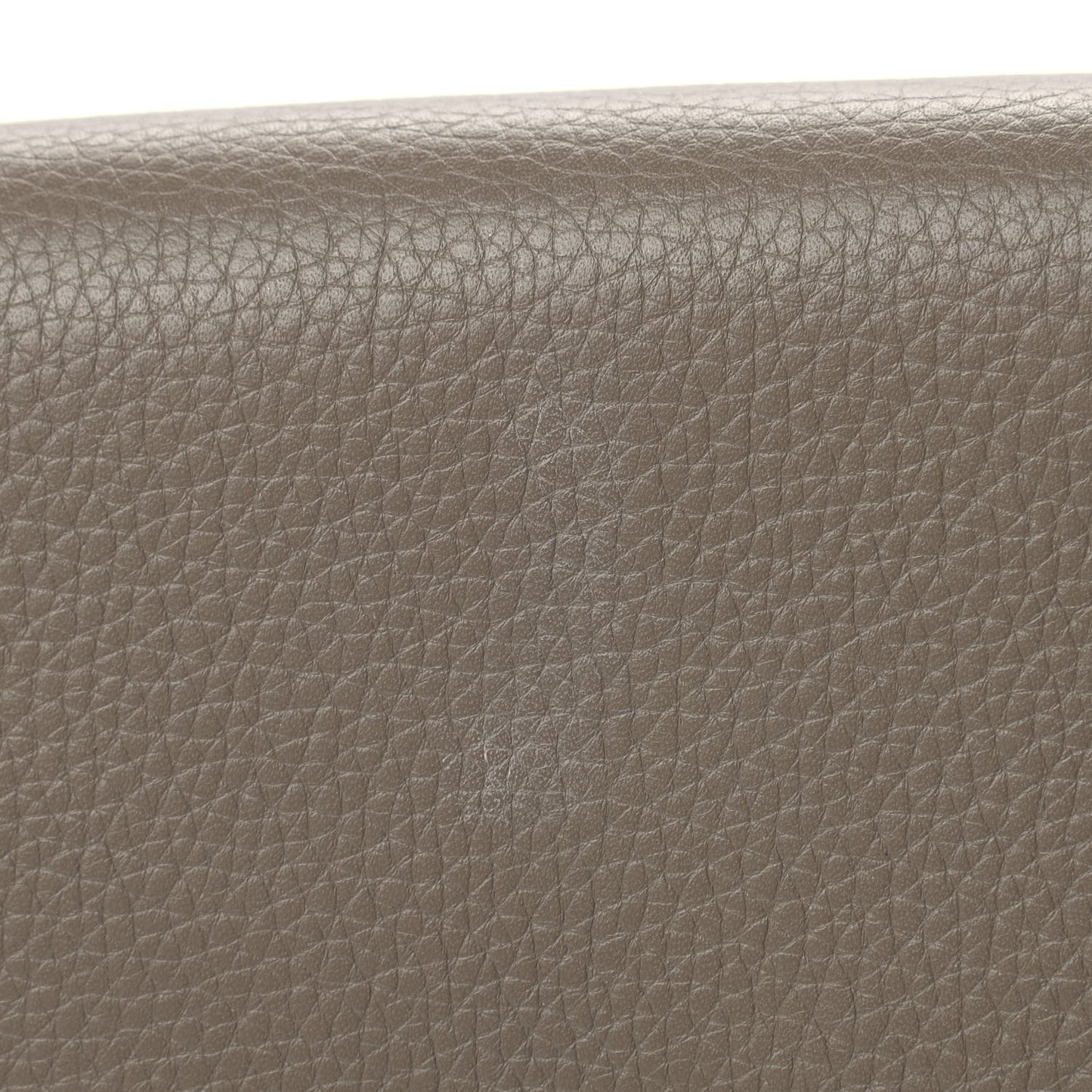 Drummed Calfskin Suede Small Trapeze Souris