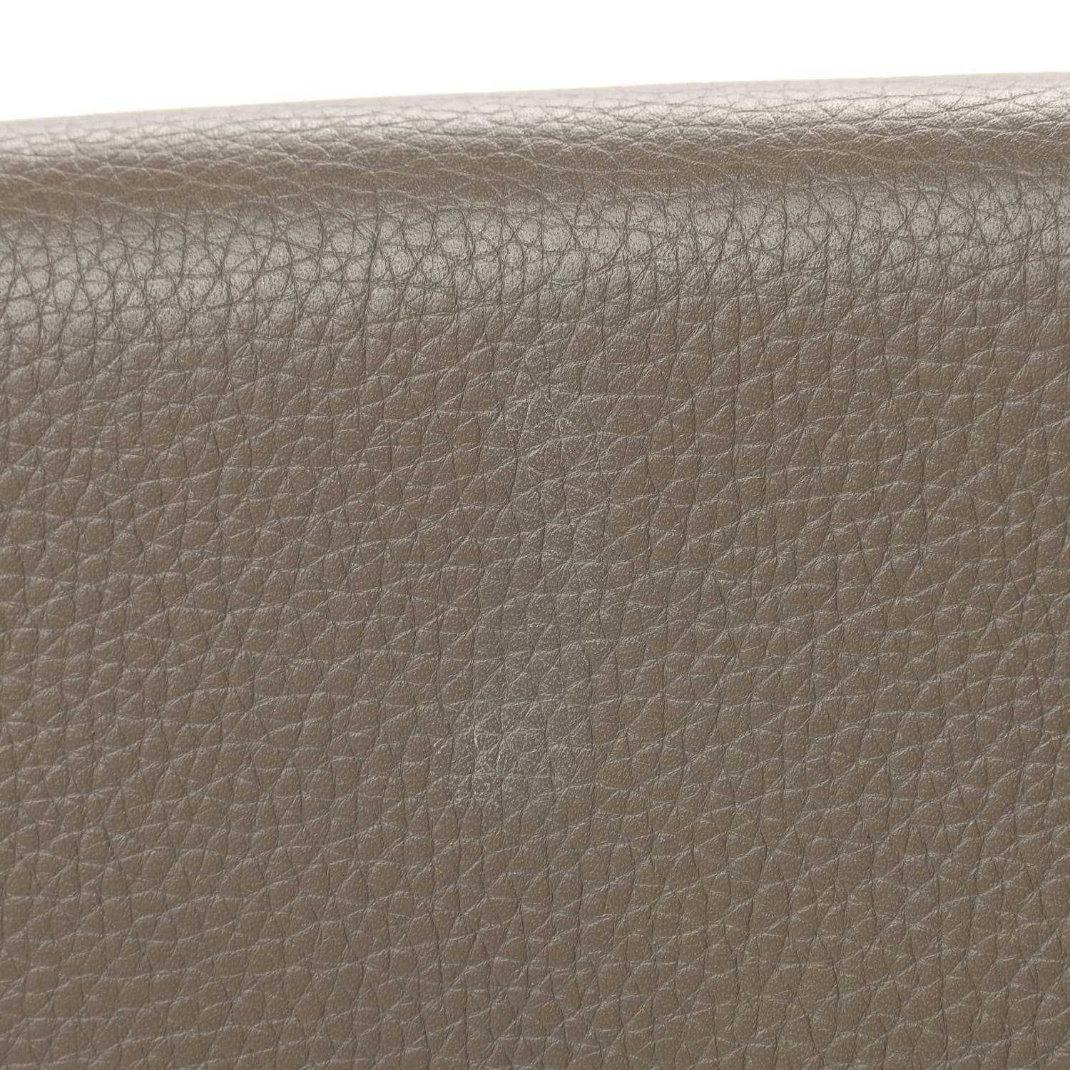 Celine Drummed Calfskin Suede Small Trapeze Souris 10 of 12