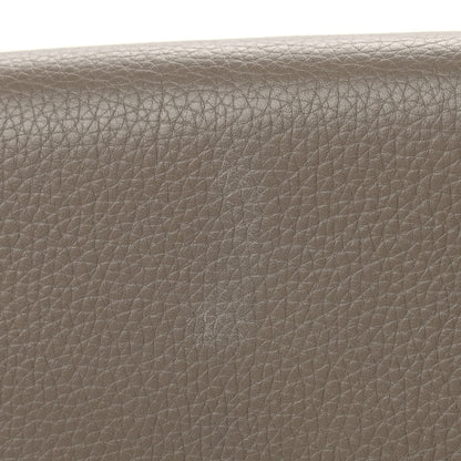 Celine Drummed Calfskin Suede Small Trapeze Souris 10 of 12