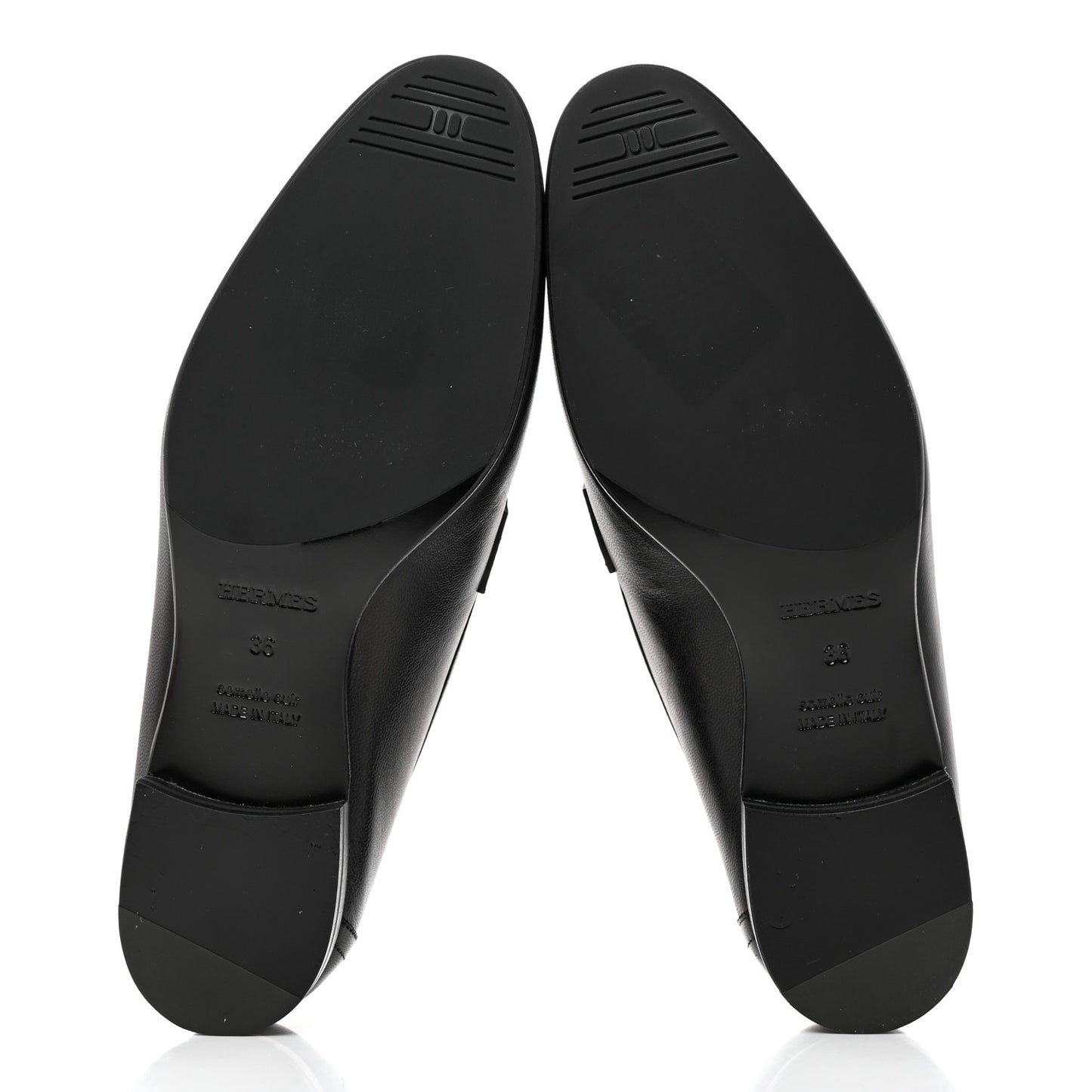 Goatskin Womens Paris Loafers 36 Black