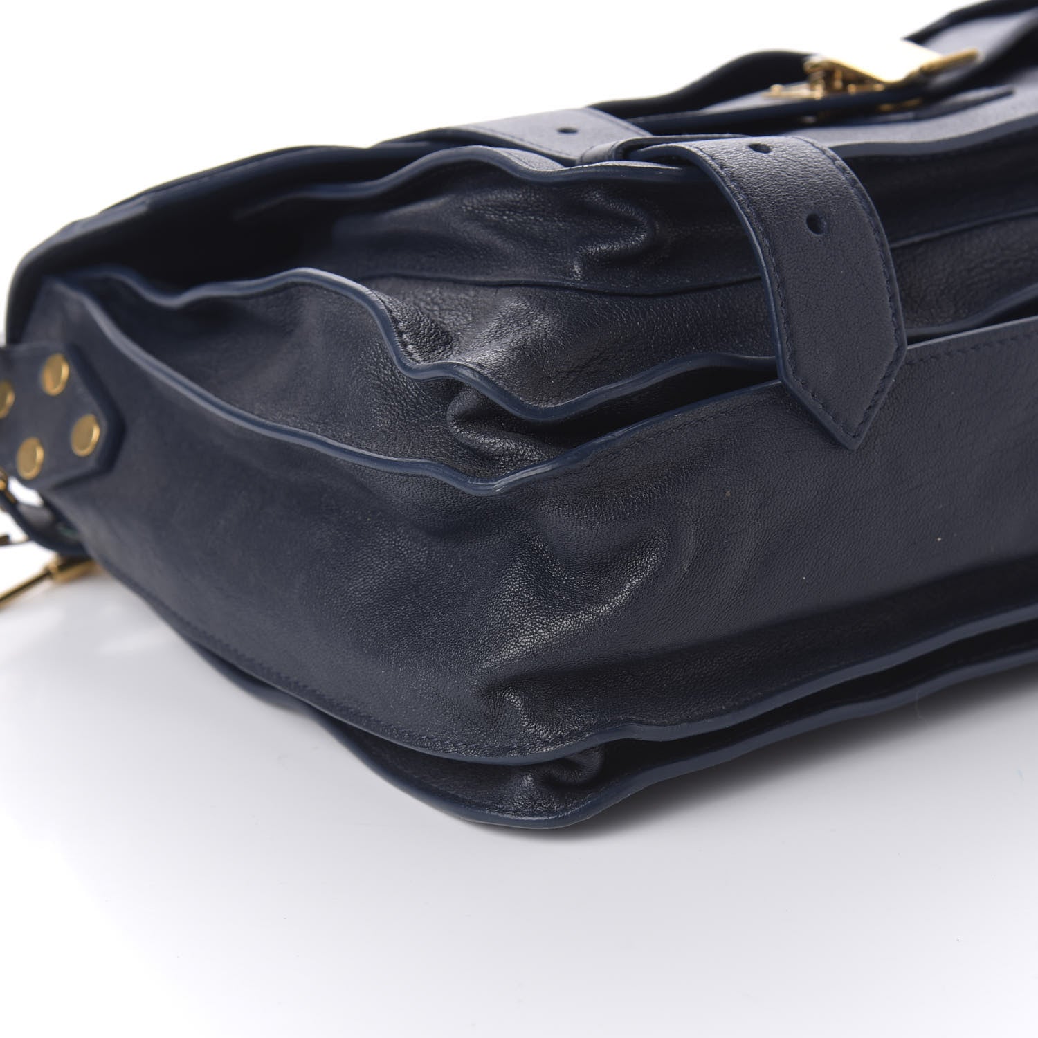 Proenza Schouler Lambskin Medium PS1 Satchel Midnight 7 of 10