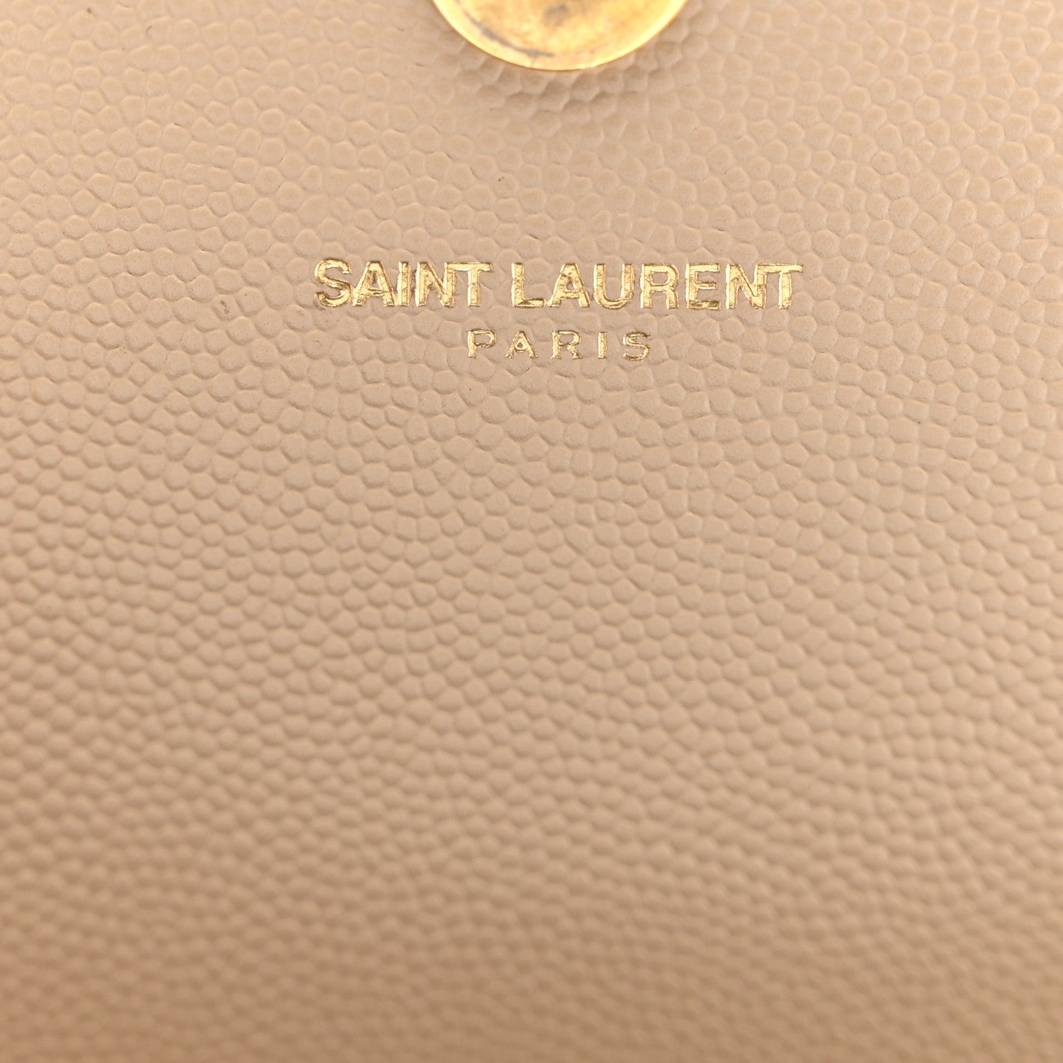 Saint Laurent SAINT LAURENT Grain De Poudre Classic Monogram Cassandre Clutch Nude Powder 7 of 10