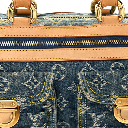 Louis Vuitton Monogram Denim Neo Speedy Blue 8 of 14