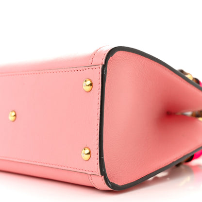 Gucci Wonka Grain Calfskin Mini Diana Tote Bag Wild Rose Fuxia Fluo 10 of 14