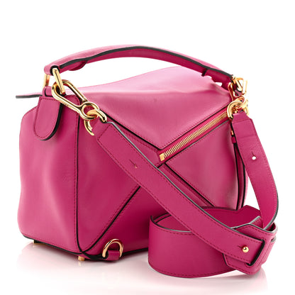 Loewe Calfskin Small Puzzle Bag Fuchsia 3 of 10