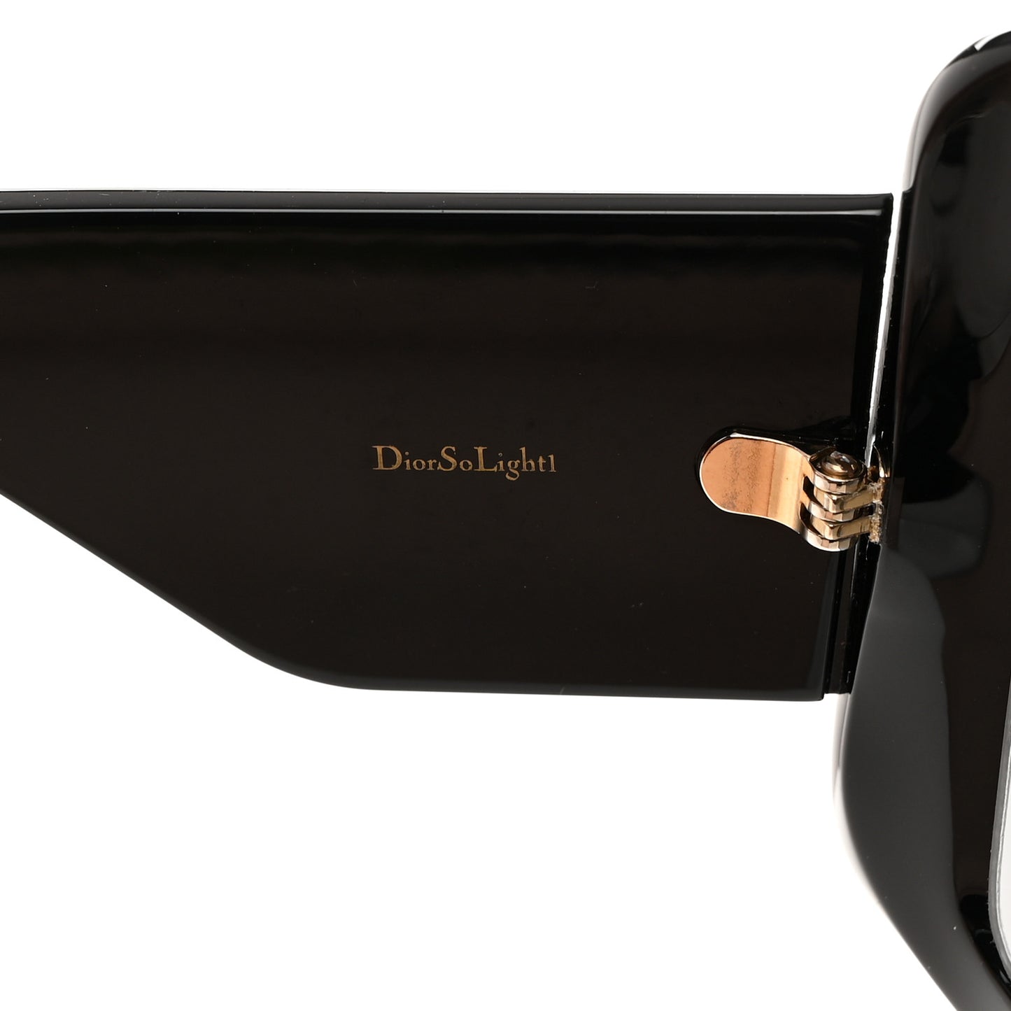Acetate DiorSo Light 1 Shield Sunglasses Black