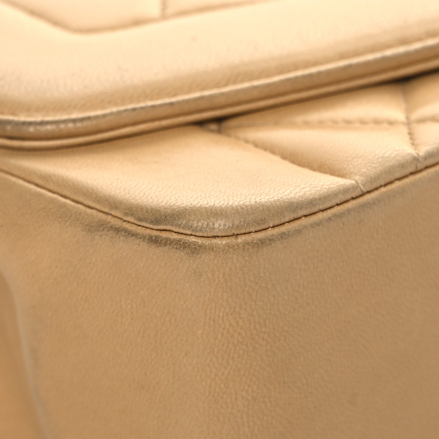 Chanel Lambskin Quilted Small Single Flap Beige 8 of 14