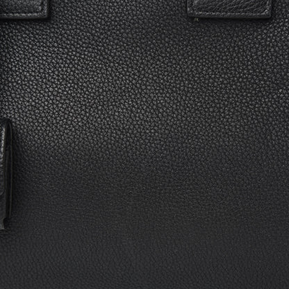 Saint Laurent Grained Calfskin Small Supple Sac De Jour Black 15 of 15