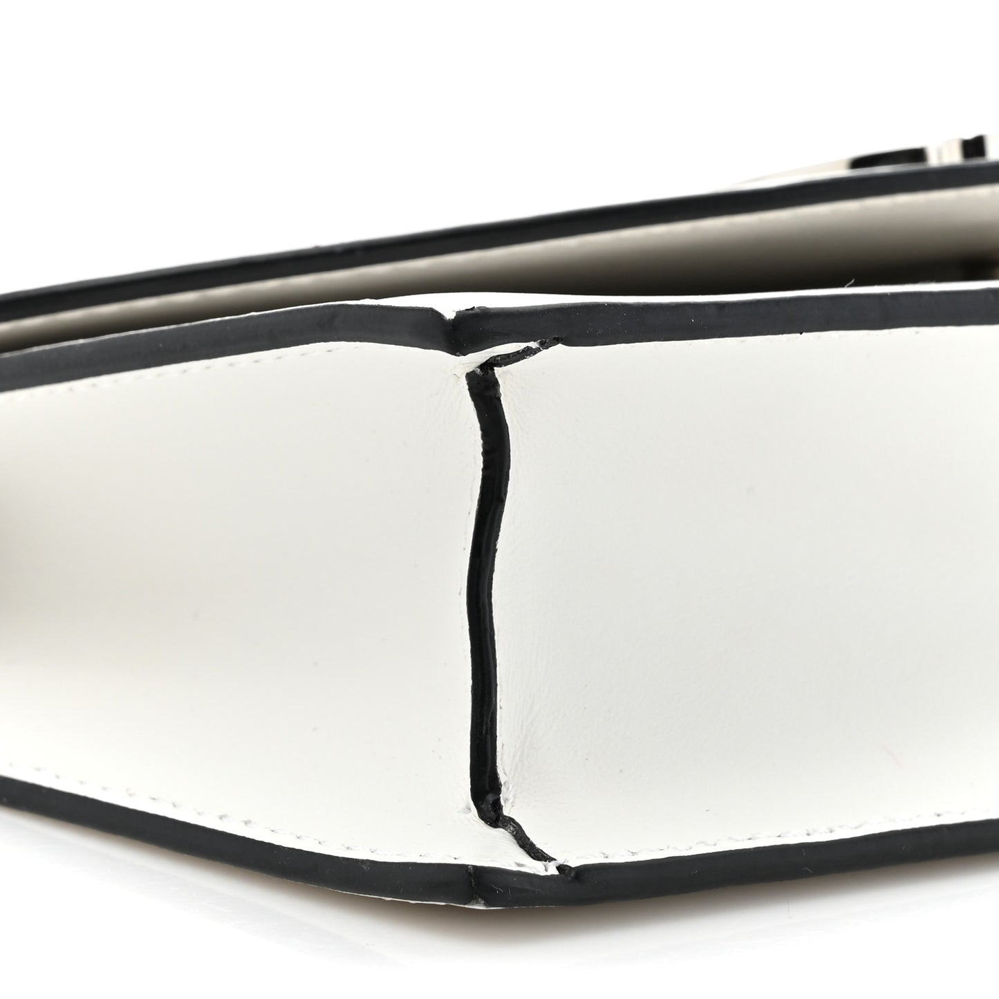 Calfskin Loubi54 Crossbody Clutch White