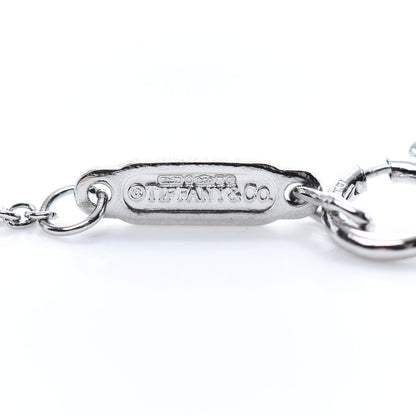 Tiffany Platinum Diamond Small Heart Lock Pendant Necklace 5 of 6